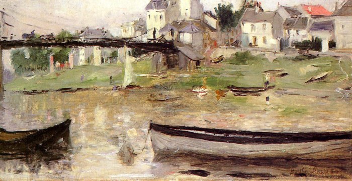 Berthe Morisot - Boote auf der Seine - Boats on the Seine